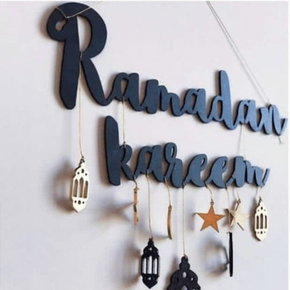 Ramadan Kareem Wooden Wall Hanging