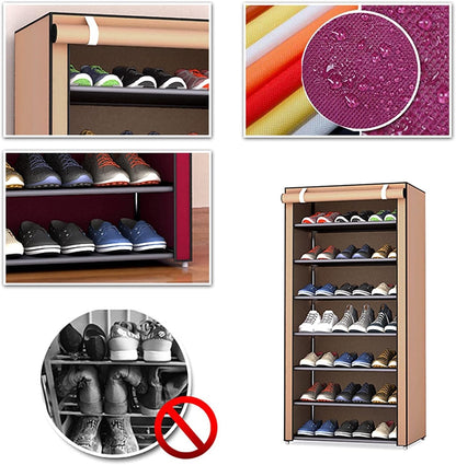 Multi-Layer Wardrobe Style Shoe Rack