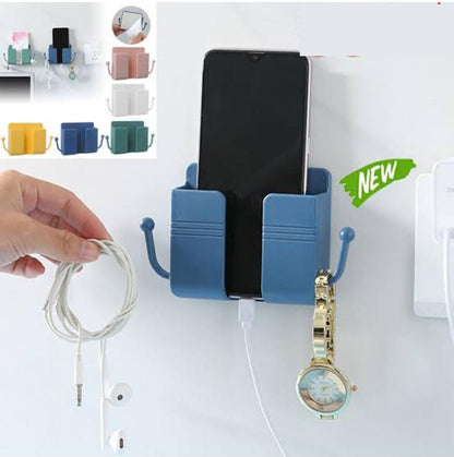 Self-Adhesive Wall Mobile Holder With Hooks